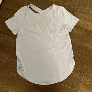 Ivivva girls shirt. Lavender color. Size 8.
